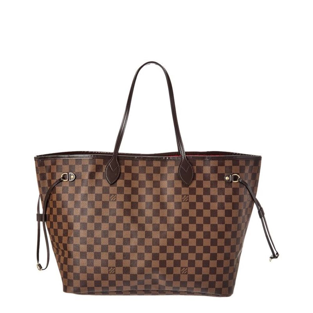 Louis Vuitton Brown Damier Ebene Neverfull Nm Mpo Gm (Authentic Pre-Loved)